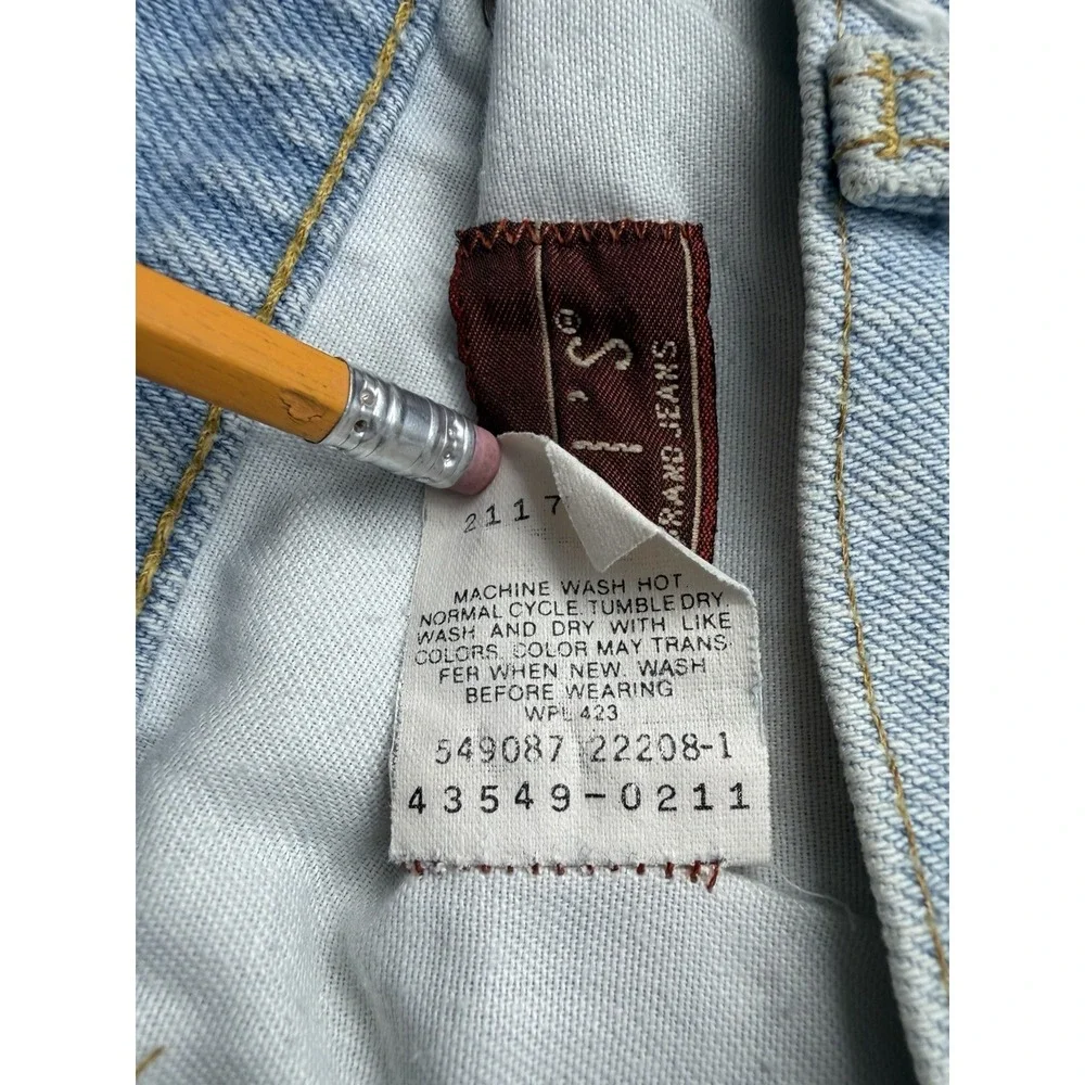 Vintage Levis‎ 549 Low Loose Original Jeans Men's Size 36X29 Made in USA 80's
